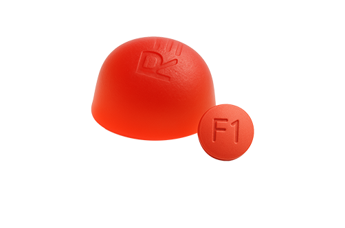 Two red finasteride pills